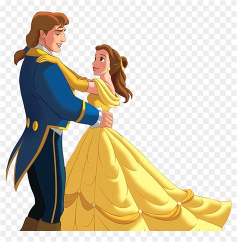 Belle And The Beast Dancing Silhouette Clipart