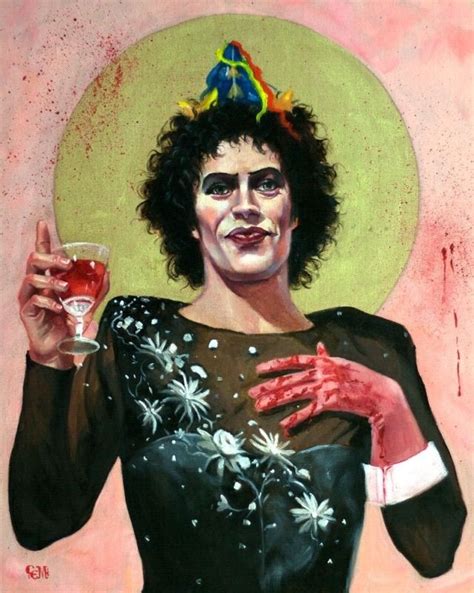 The Rocky Horror Picture Show Dark Beauty Catherine Bee Linen Retro Painting Inspired Quick