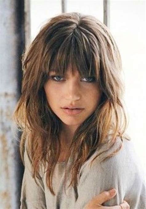 40 best trendy haircuts with bangs with images medium hair styles bangs with medium hair