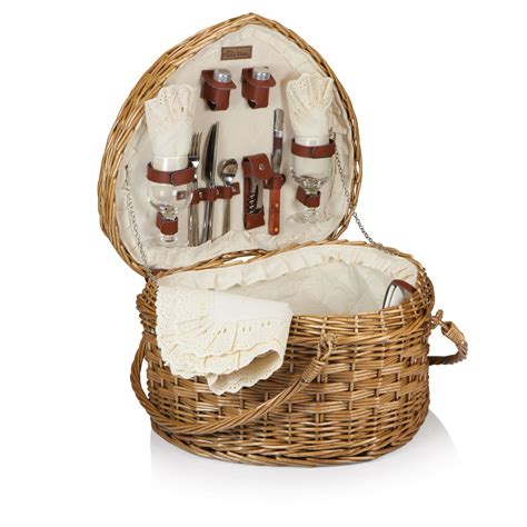 Storing comes easy with these picnic basket made of various materials. Heart Picnic Basket | Picnic Baskets | Wedding ...