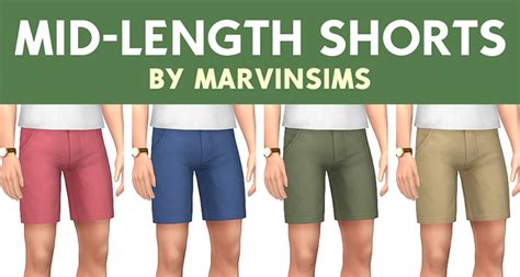 Sims 4 Maxis Match Shorts Cc Girls Guys Fandomspot