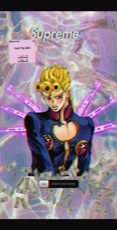 Kono Giorno Giovanna Niwa Yume Ga Aru Vaporwave Amino