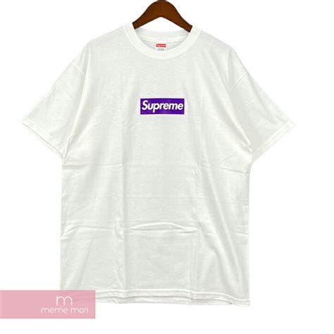 楽天市場 Supreme Purple Box Logo Tee シュプリーム パープルボックスロゴtシャツ 半袖カットソー Three