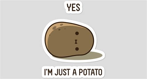 Cute Potato Sticker By Clgtart Design By Humans