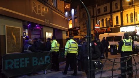 Six Held After Drugs Found In Raid At Reef Bar In Warrington Bbc News