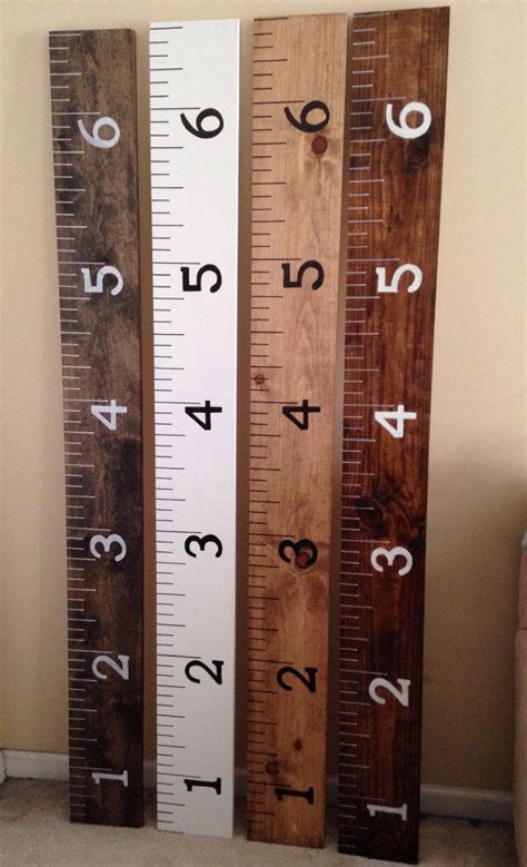 Wood Ruler Growth Chart