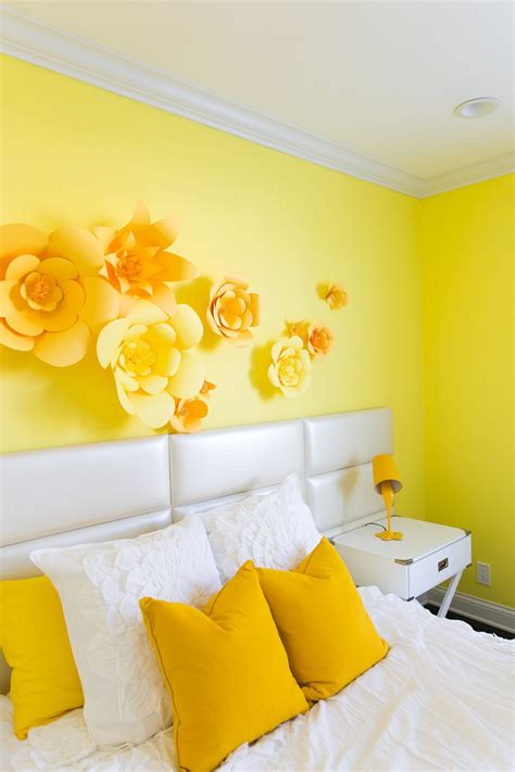 Adelaine Morins Hello Yellow Bedroom Makeover Yellow Room Decor