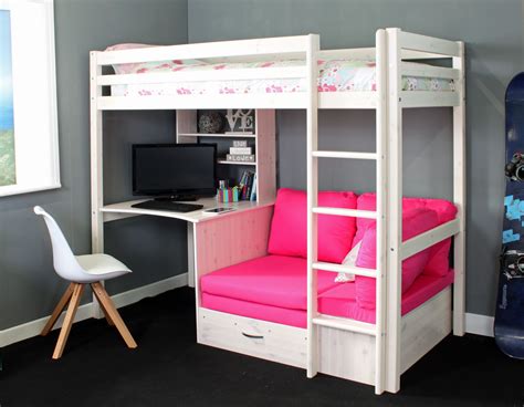 Pink Bunk Bed With Desk Cool Product Opinions Special Offers And Acquiring Help
