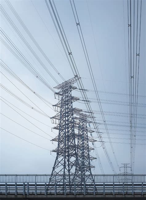 Hd Wallpaper Cable Power Lines Electric Transmission Tower Utility