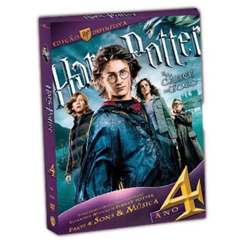 Harry volta para a escola de magia e bruxaria de hogwarts para cursar a quarta série. Harry Potter e o Cálice de Fogo - Edição Definitiva - 3 DVDs - Saraiva