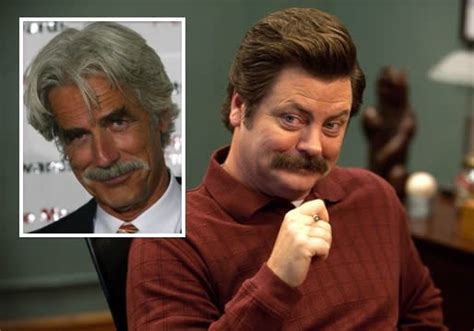 Parks And Recreation Exclusive Sam Elliott Cast As Ron Swansons