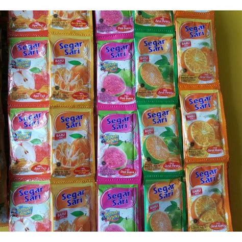 Jual Segar Sari Minuman Instant Serbuk Aneka Rasa Renceng Sachet Shopee Indonesia