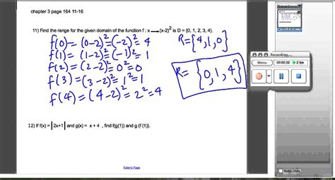 How to find the domain for a rational function with a. given domain find range, evaluate f(g(x)) and g(f(x ...