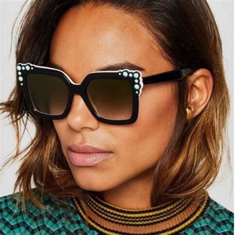 realstar fashion square sunglasses for women luxury brand designer sun glasses womens 2018