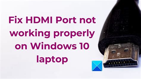 Computer To Tv Via Hdmi Tutorial Windows 7 ต่อ Hdmi Windows 10