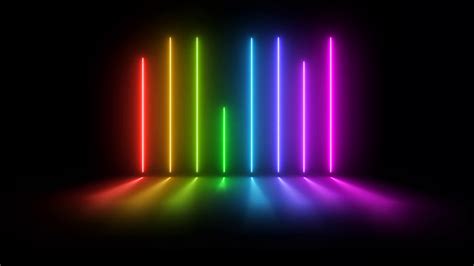 Spectrum Neon Electric Background Abstract Stock Motion Graphics Sbv