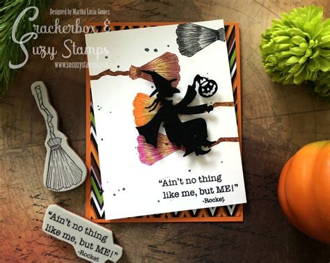 Halloween Not Scary Card New Release Of Crackerbox And Suzy Stamps