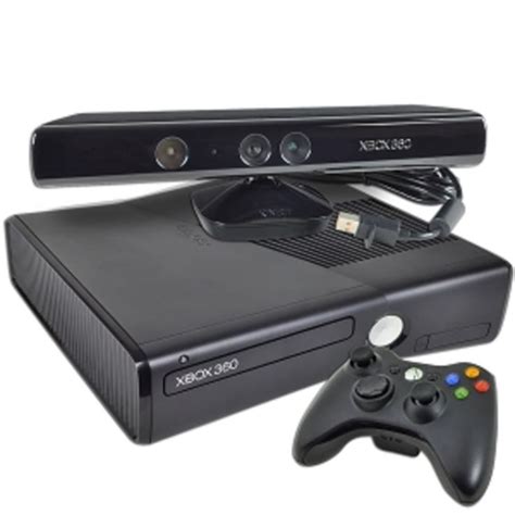 Microsoft Xbox 360 Slim Kinect Bundle W4gb Memory Hdmi Optical Audio