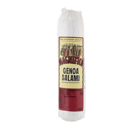 Genoa salami is usually the kind you get at any old grocery store deli. MAGNIFICO® Genoa Salami, 2 pc | Hormel Foodservice