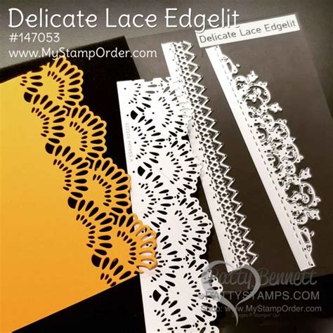 Delicate Lace Edgelits From Stampin Up 147053 Available At