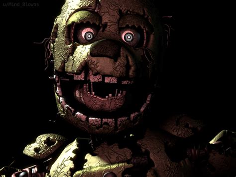 Fnaf 3 Springtrap Rare Screen Remake Fivenightsatfreddys Fnaf