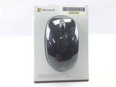 Microsoft Bluetooth Mouse Matte Black Rjn 00001 Ebay