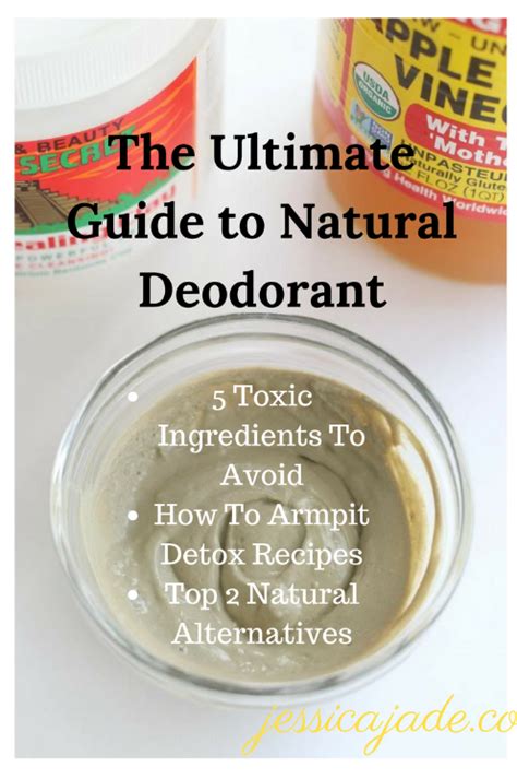 The Ultimate Guide To Natural Deodorant Toxic Ingredients To Avoid