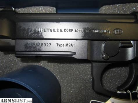 Armslist For Sale New Beretta M9a1 9mm Pistol Tac Rail Js92m9a1m Sa
