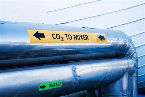 Premium Photo Carbon Dioxide Pipelines For Industrial Plants