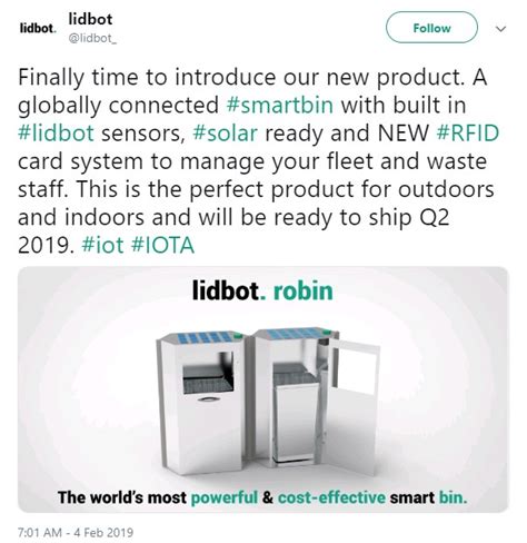 Lidbot Prototype Bins Tested In Taiwan And Now Ready For Production