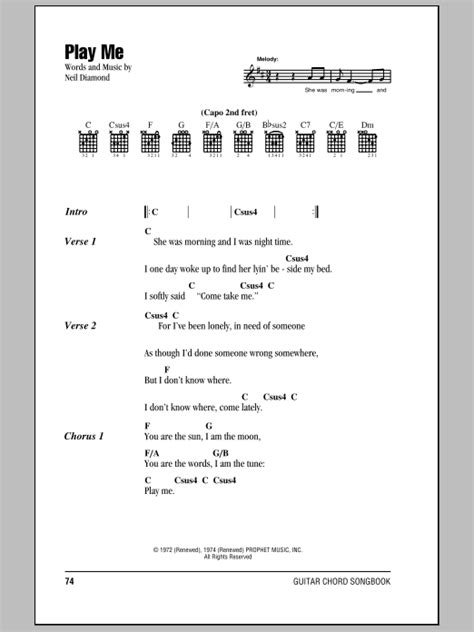 Play me a songplay me a song. Play Me by Neil Diamond - Guitar Chords/Lyrics - Guitar ...