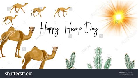 Illustration Happy Hump Day Stock Illustration 1977911369 Shutterstock