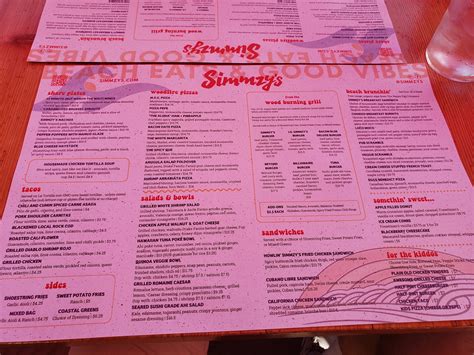 simmzy s restaurant long beach menu long beach ca 90803