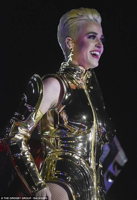 Katy Perry Dazzles In A Gold Costume As She Performs In Buenos Aires