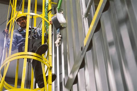 Fixed Ladder Fall Protection Changes Gravitec Systems Inc