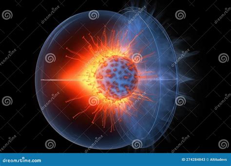 The Fusion Of Hydrogen Into Helium In The Core Of A Star Bringing It