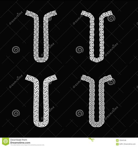 Neck Line Embroidery Designs Stock Vector Illustration