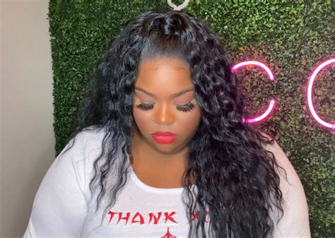 Half Up Half Down Lace Front Wig Deep Wave Wig Lace Front Wigs