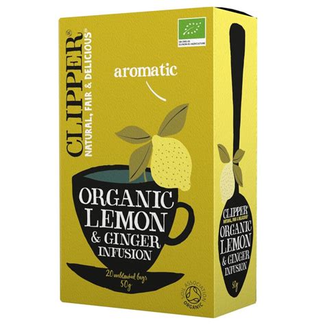 Clipper Organic Lemon Ginger Infusion 20 Teabags