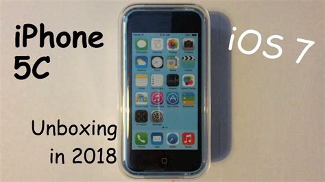 Iphone 5c Ios 7 Unboxing In 2018 Youtube