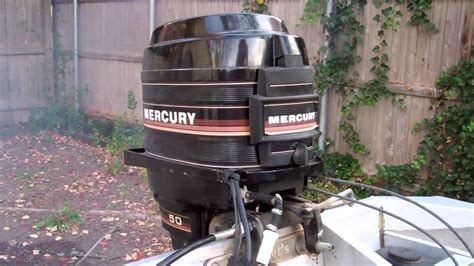 1985 Mercury Outboard 50 Horsepower Youtube