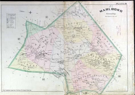 Historical Monmouth County New Jersey Maps Throughout