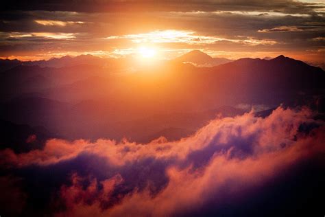 Red Sunset Himalayas Mountain Nepal Photograph By Raimond Klavins