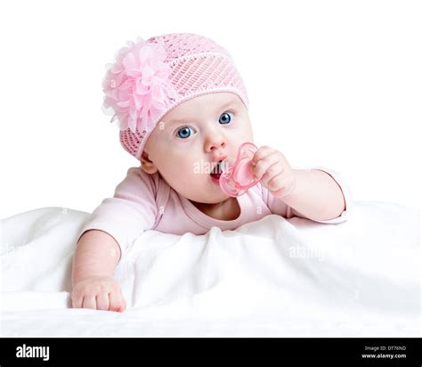 Little Girl Pacifier Hi Res Stock Photography And Images Alamy