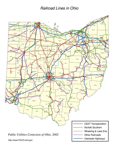 Ohio Railroad Map Wyandot County Economic Development