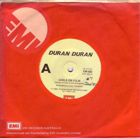 Duran Duran Girls On Film Vinyl At Discogs