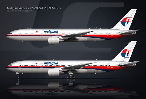 The reason for the disappearance of the flight is still unclear. Malaysia Airlines 777-2H6/ER Illustration - Norebbo