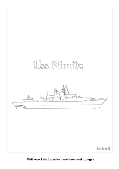 Free Uss Nimitz Coloring Page Coloring Page Printables Kidadl