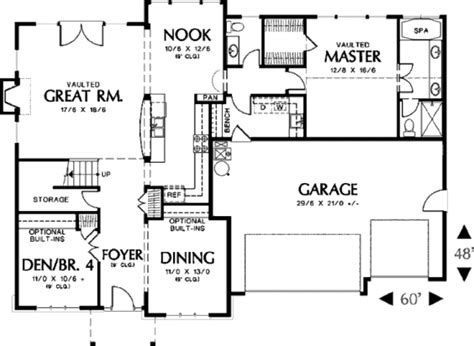 Craftsman Style House Plan 3 Beds 25 Baths 2300 Sqft Plan 48 392