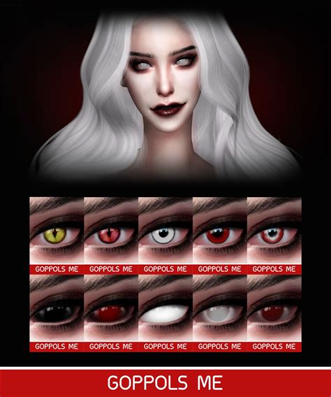 Gpme Holloween Eyes 10 Swatches Download Thanks For All Cc Creators